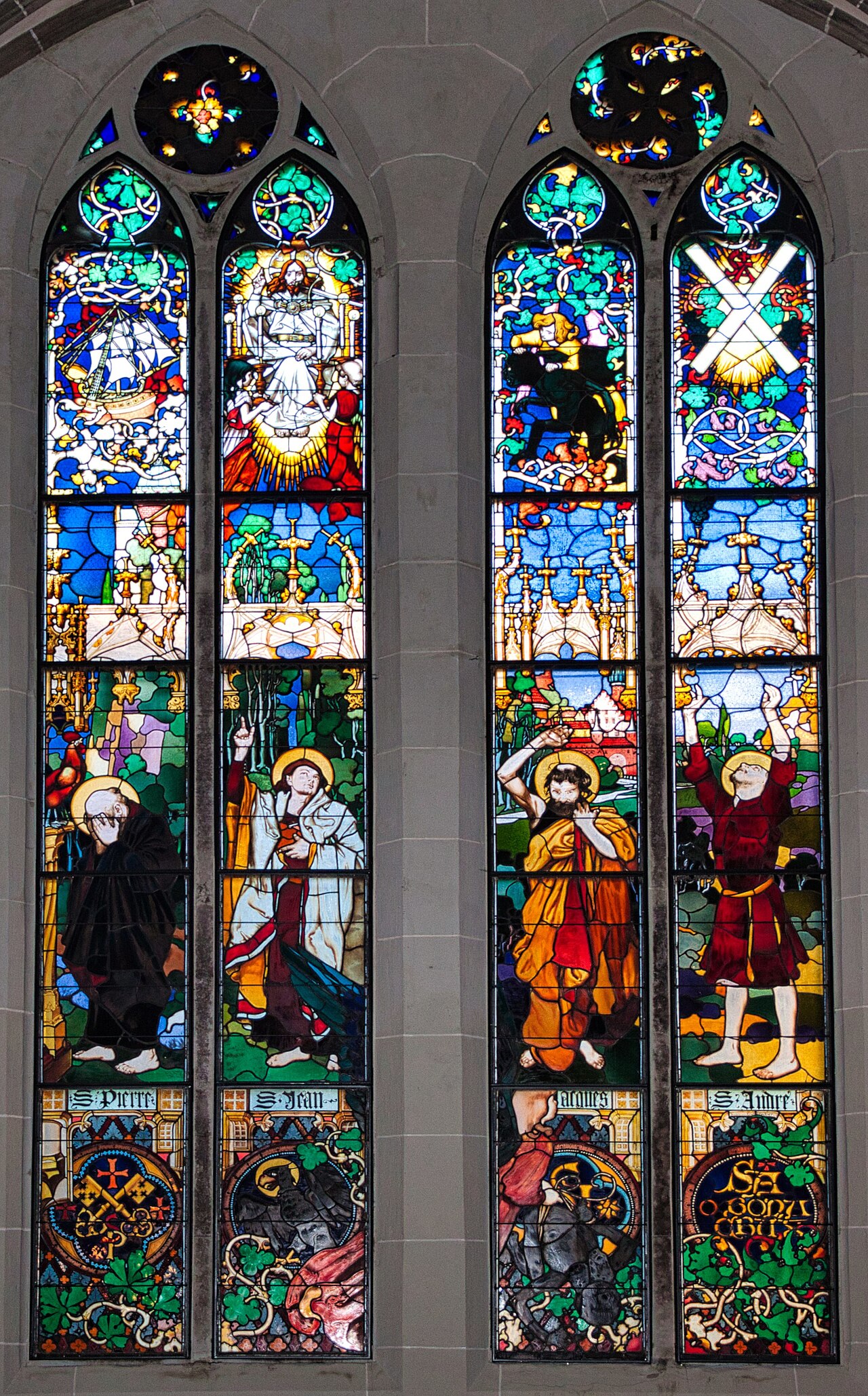 windows of the Apostles by Józef Mehoffer