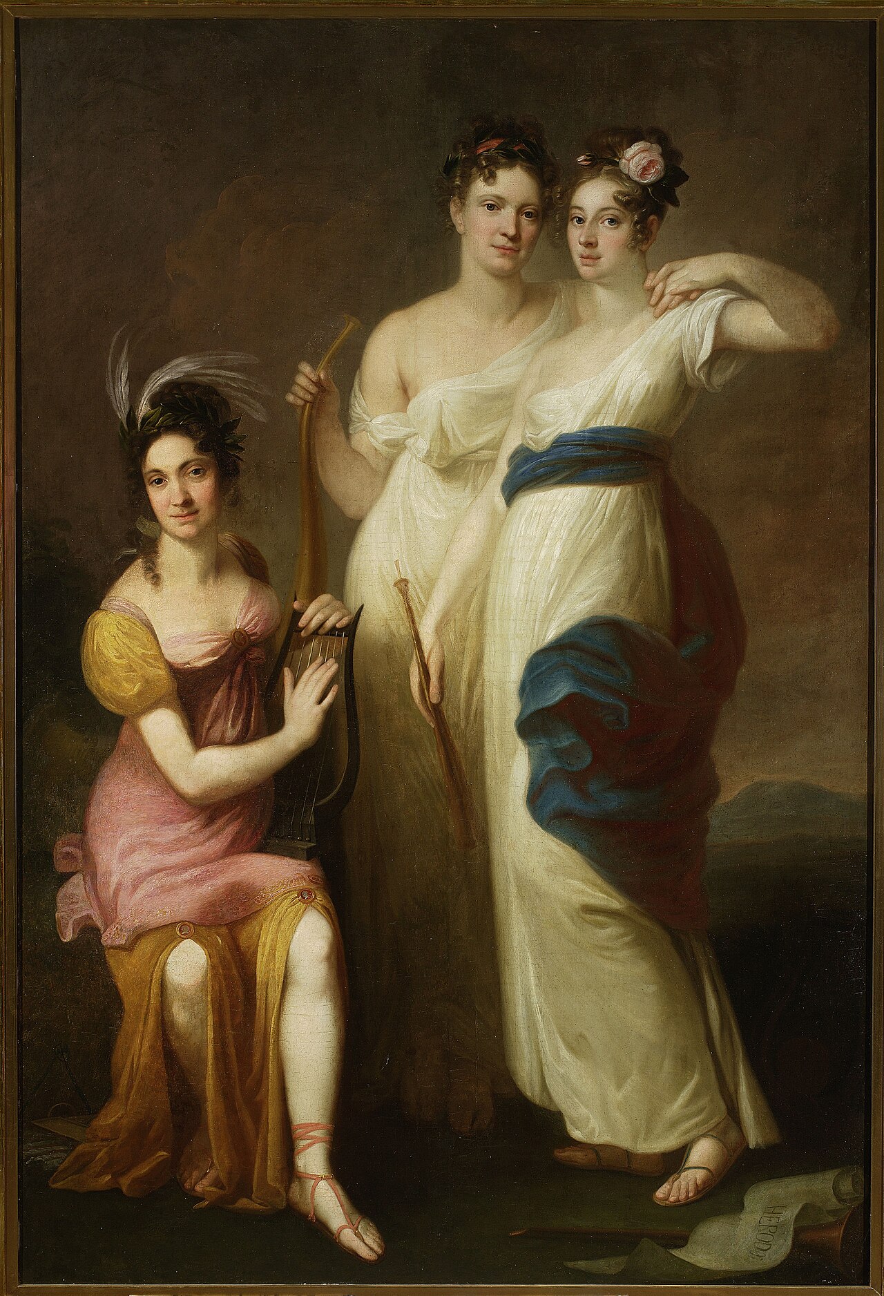 Three muses - Mazarakowa, Lekczyńska, Wendowa. by Józef Peszka