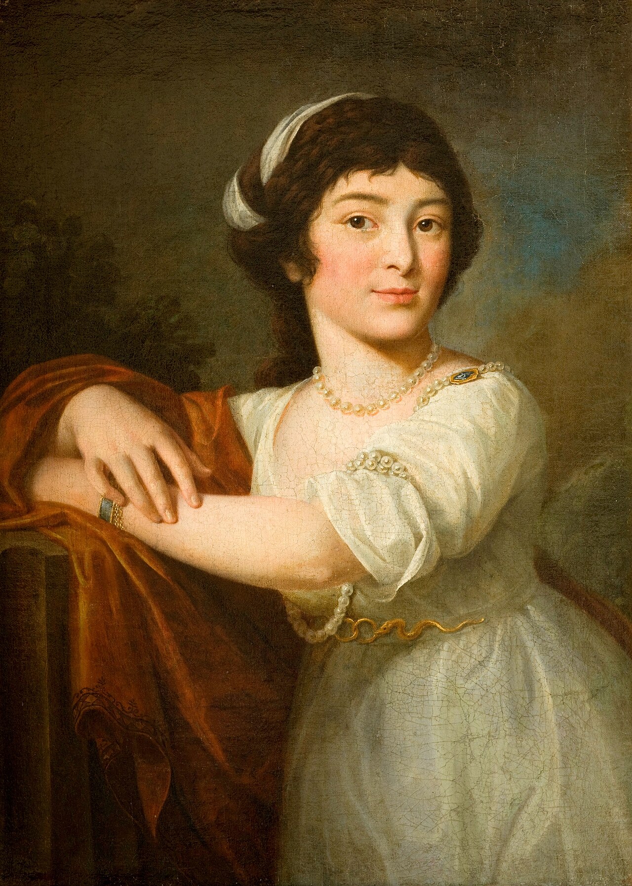 Portrait of Joanna Dzierzbicka by Józef Pitschmann