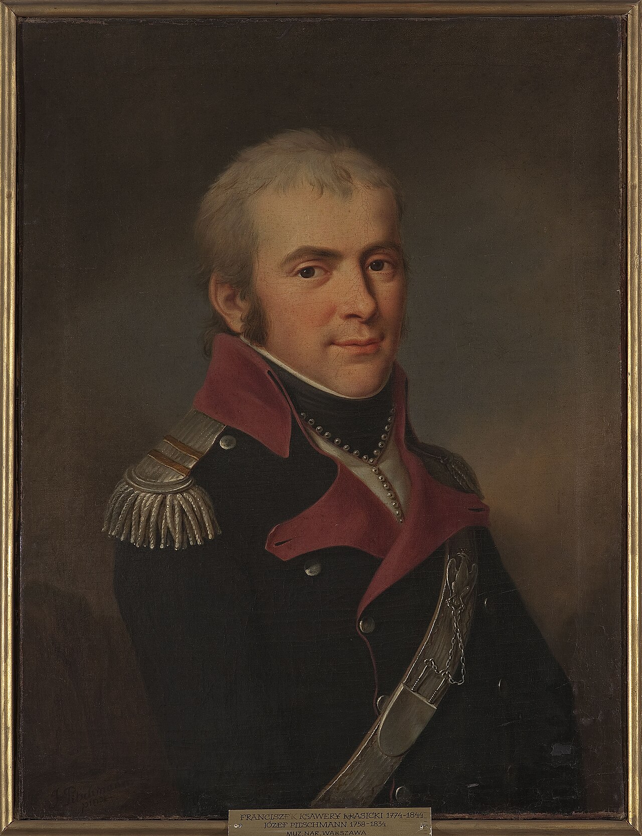 Portrait of Ksawery Krasicki (1774–1844) by Józef Pitschmann