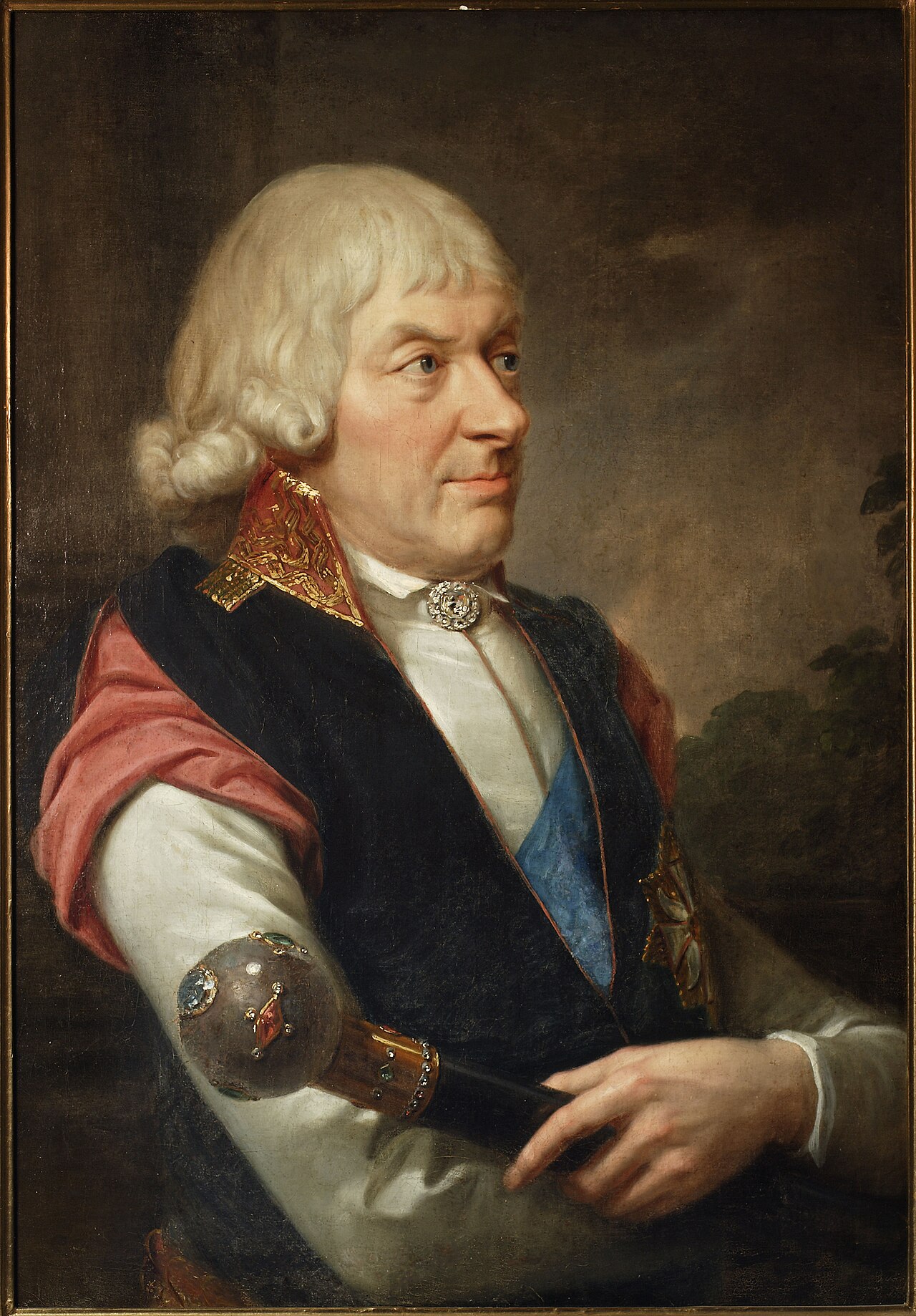 Portrait of Michał Kazimierz Ogiński (1728–1800), hetman of the Duchy of Lithuania by Józef Pitschmann