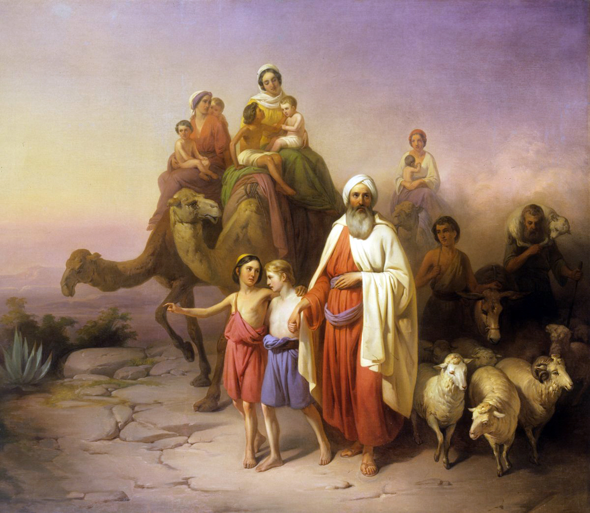 The Departure of Abraham by József Molnár