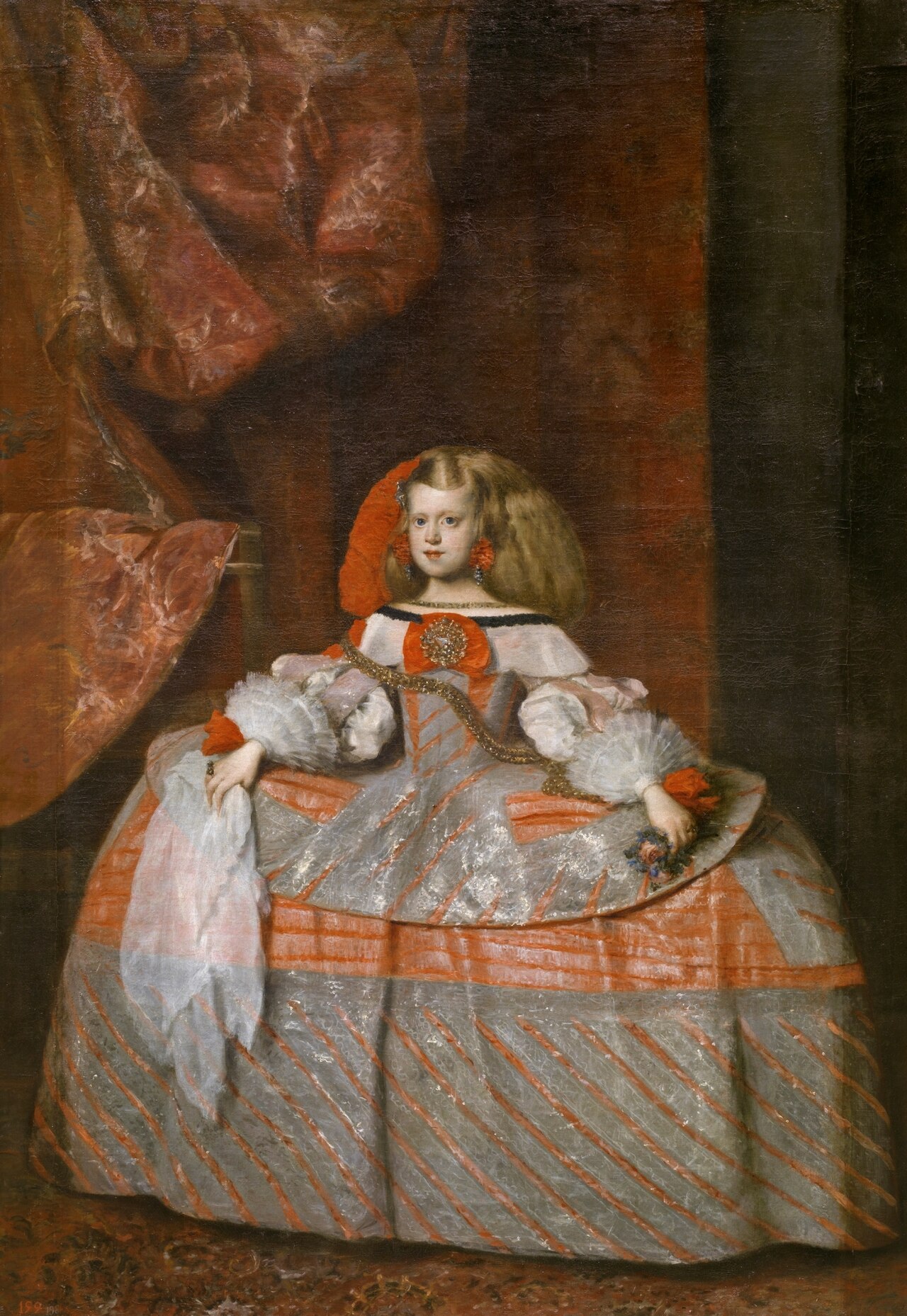 Infanta Margarita Teresa in a Pink Dress by Juan Bautista Martínez del Mazo