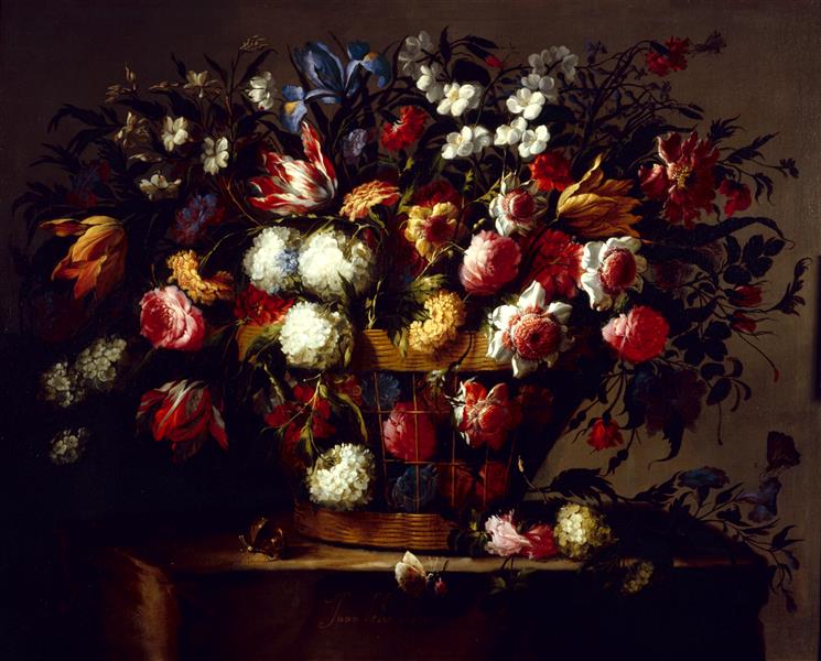 flower still-life by Juan de Arellano