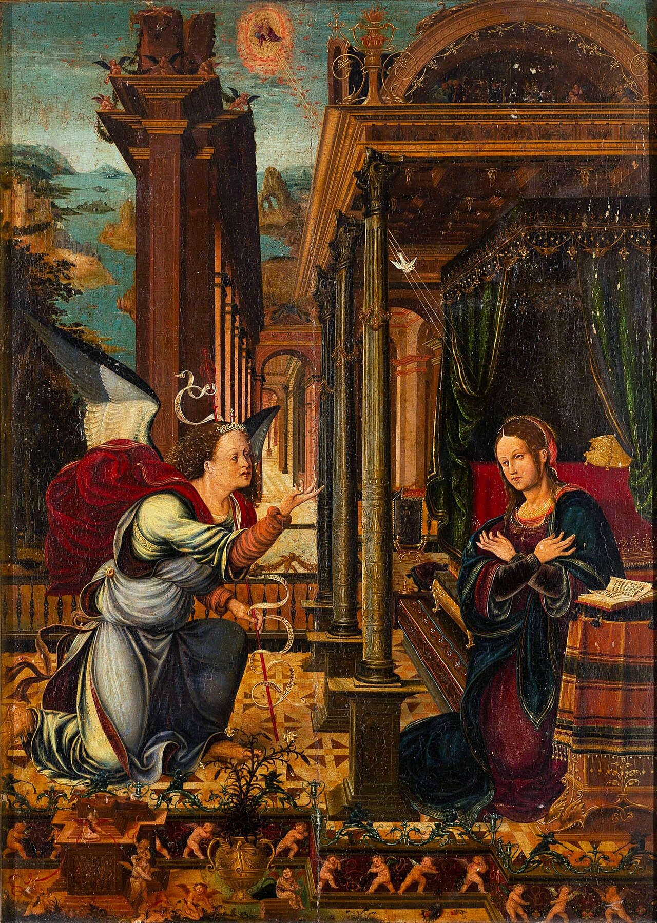 Annunciation by Juan de Borgoña