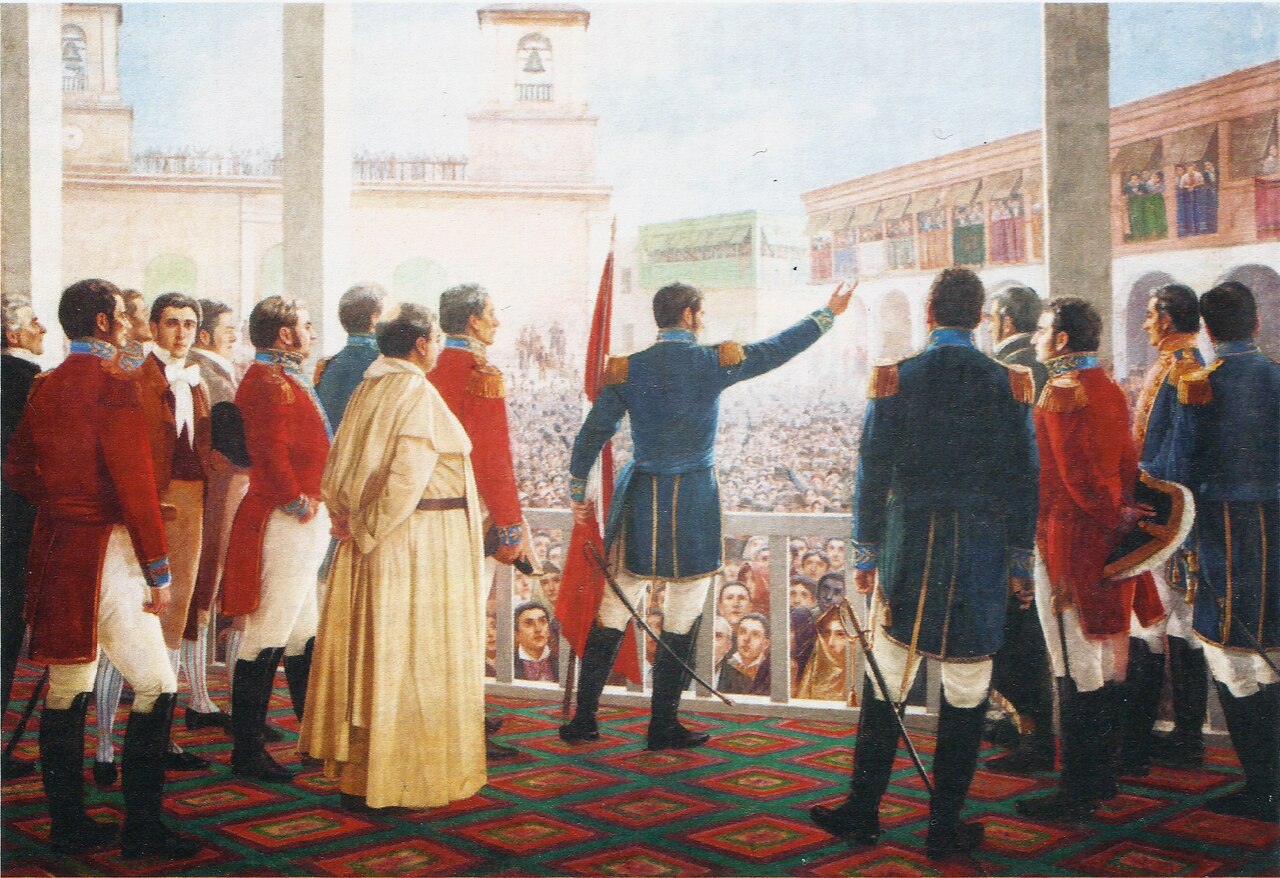 Proclamation of the Independence of Peru by Juan Lepiani