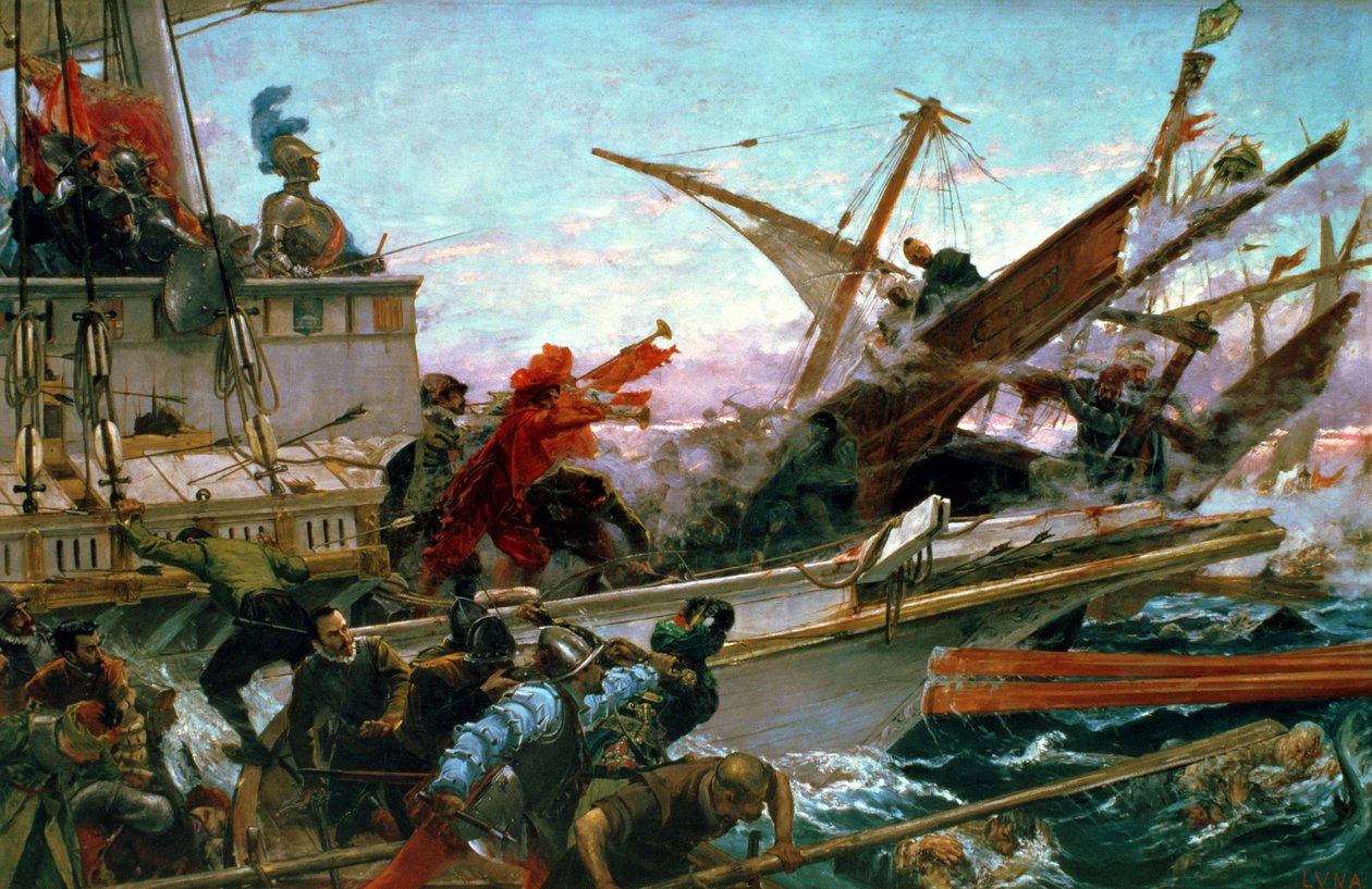 The Battle of Lepanto by Juan Luna