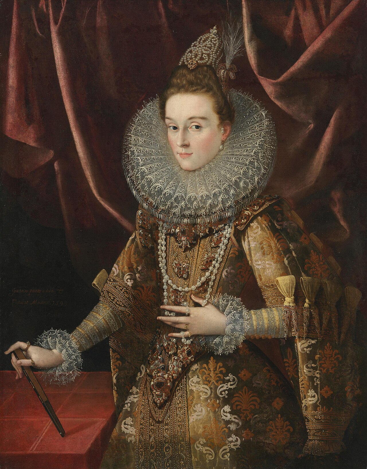 Isabella Clara Eugenia by Juan Pantoja de la Cruz by Juan Pantoja de la Cruz
