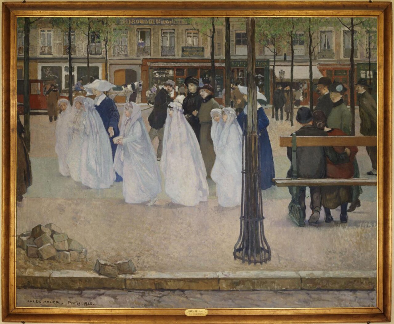 Printemps de Paris, Les Communiantes by Jules Adler