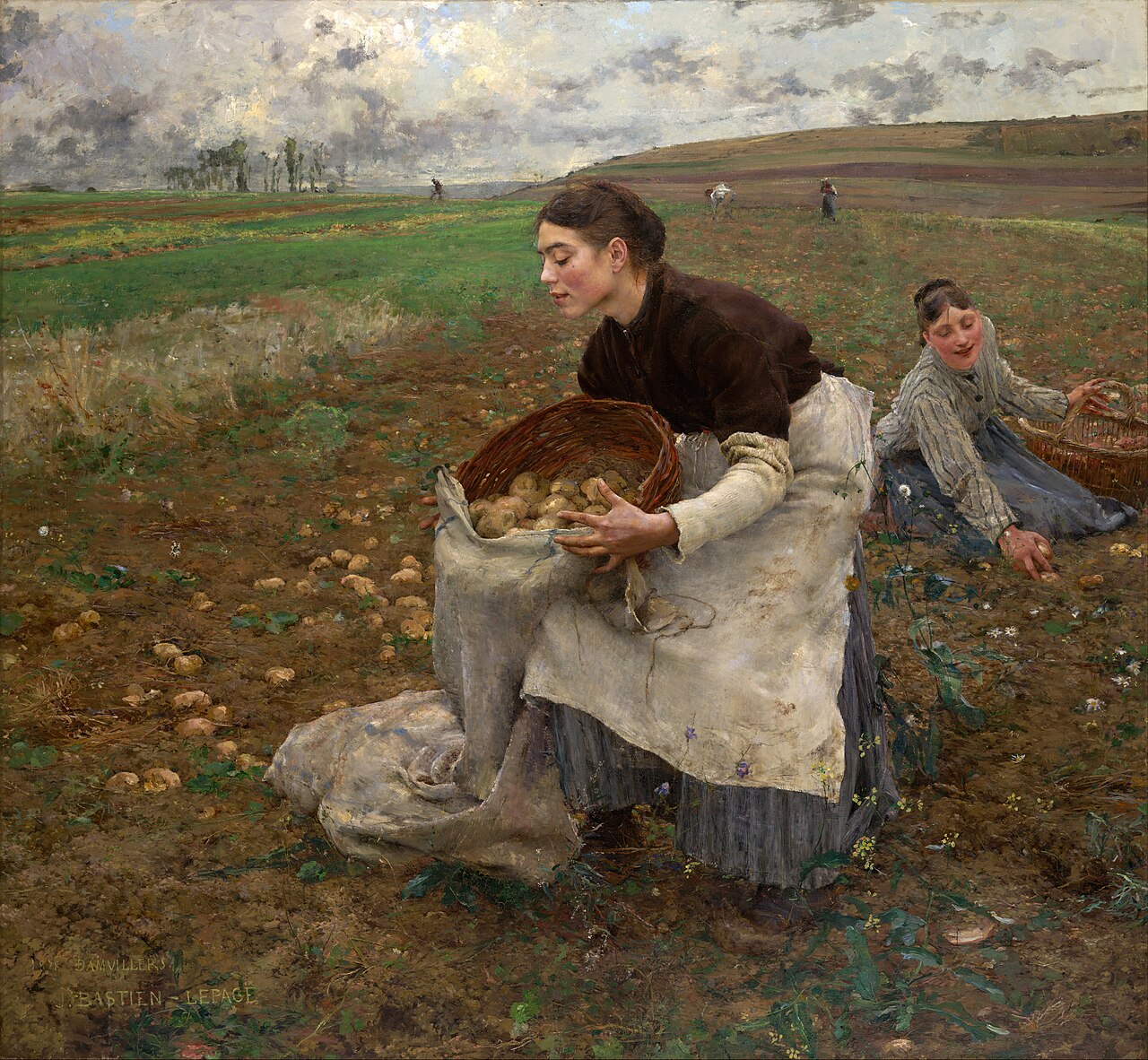 October (Saison d'octobre) by Jules Bastien-Lepage