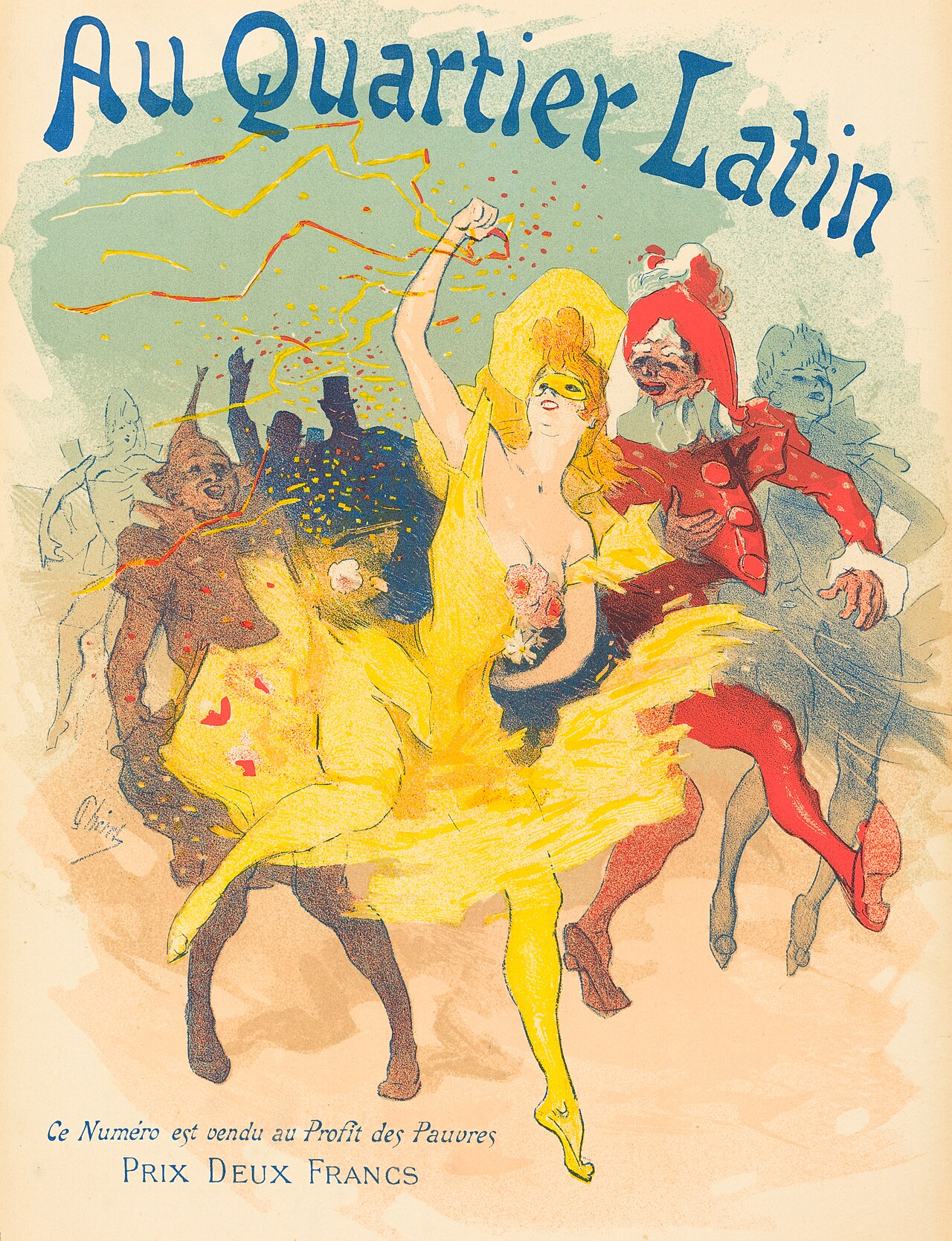 Au Quartier Latin by Jules Chéret