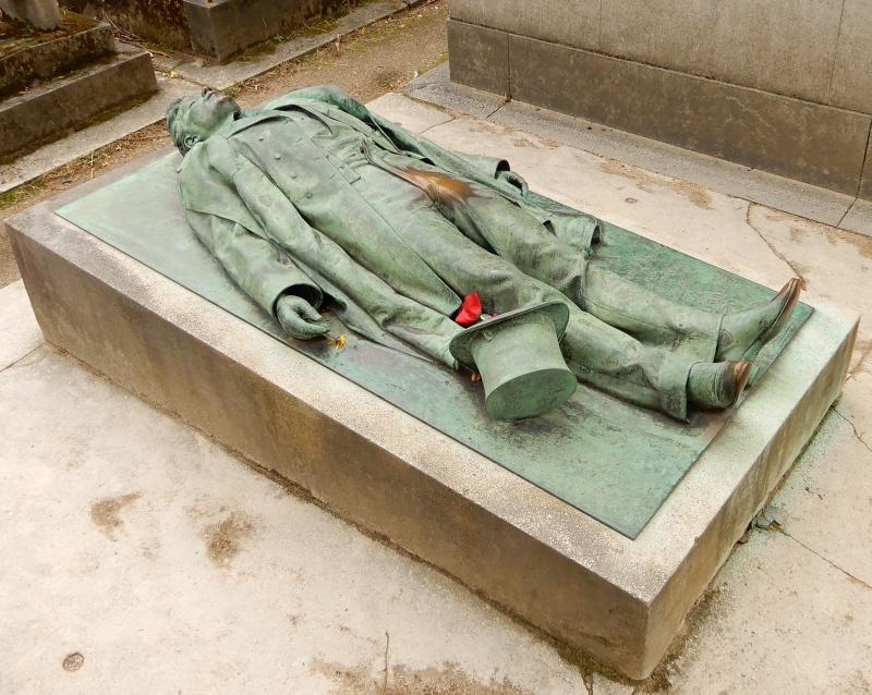 Grave of Victor Noir by Jules Dalou