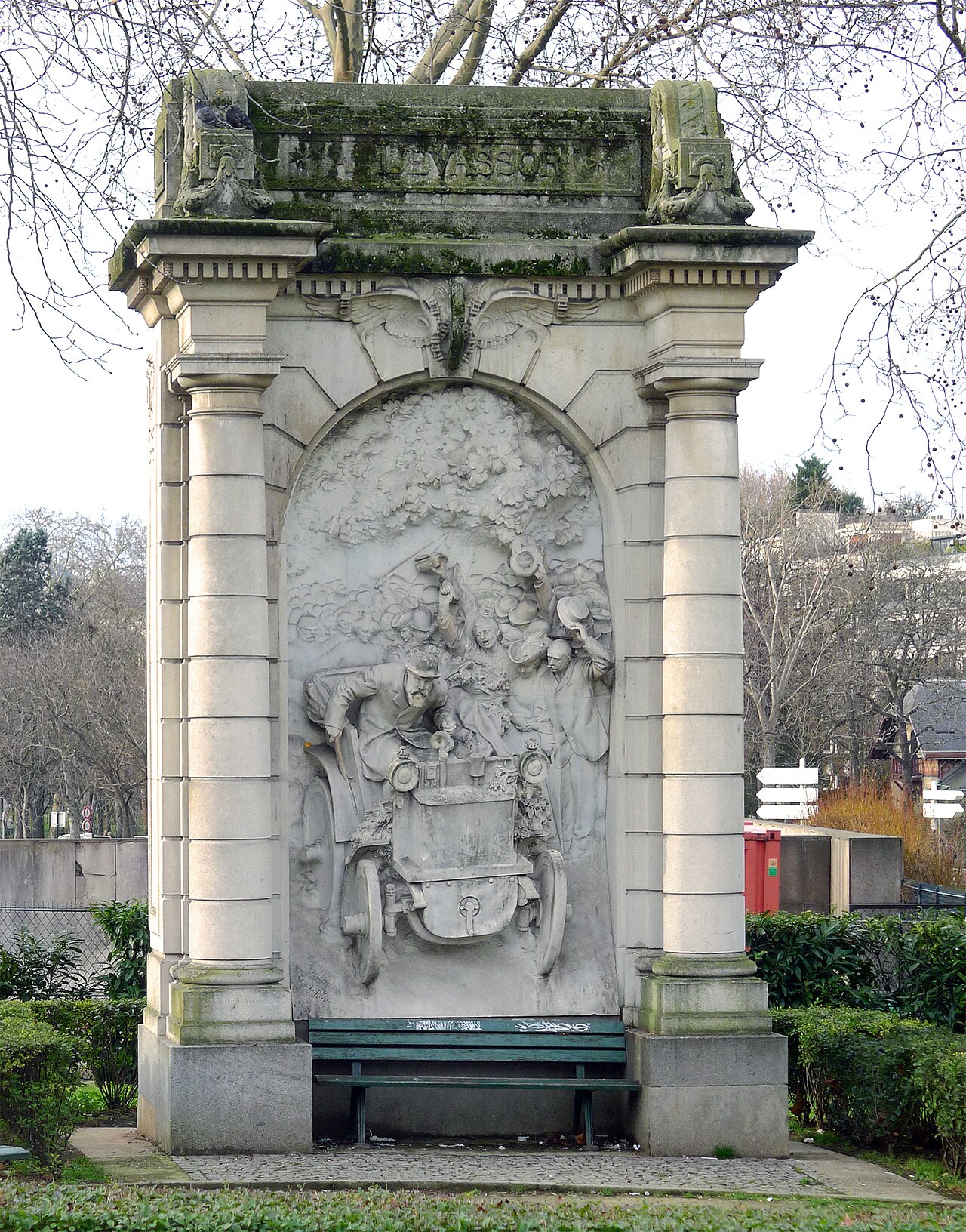 Monument to Émile Levassor by Jules Dalou
