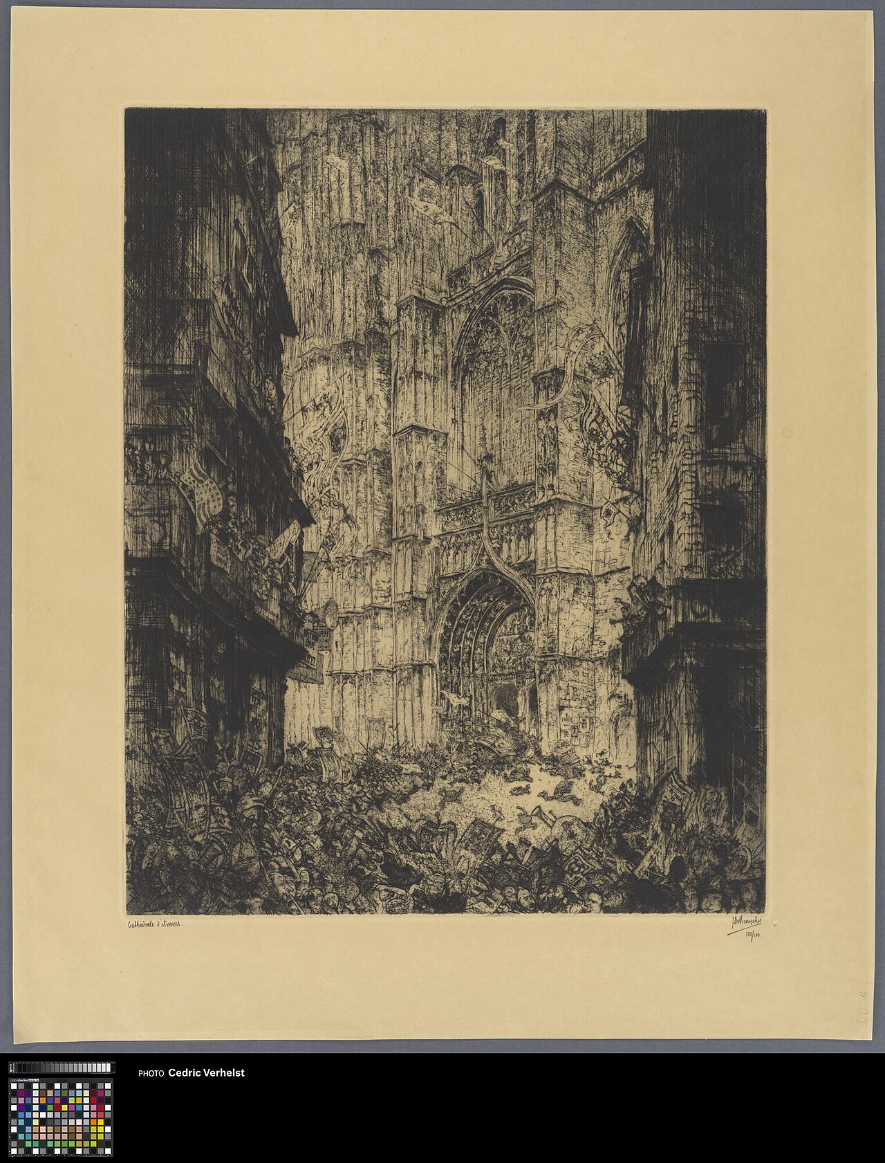 The Antwerp cathedral by Jules De Bruycker