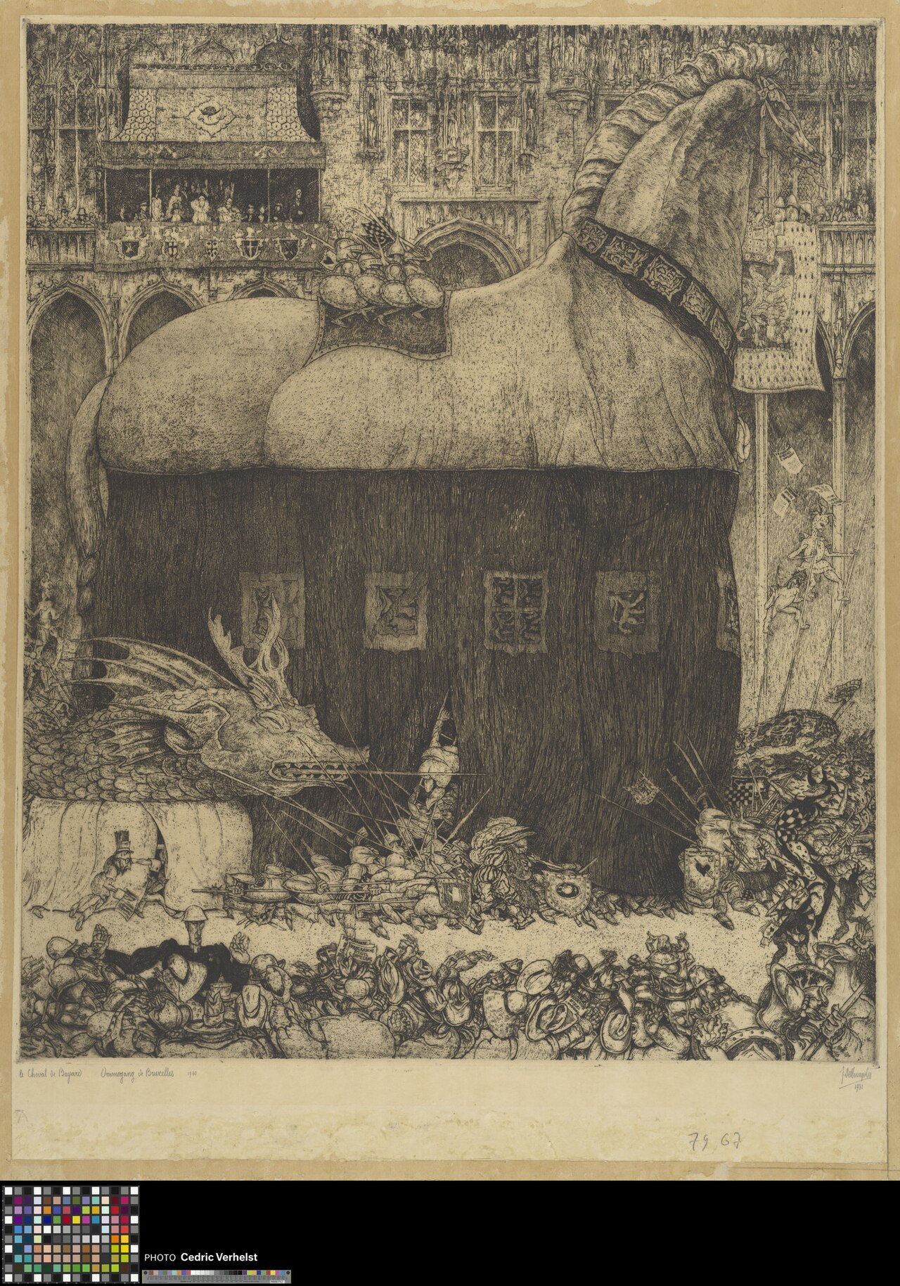 The Bayard Horse Parade by Jules De Bruycker