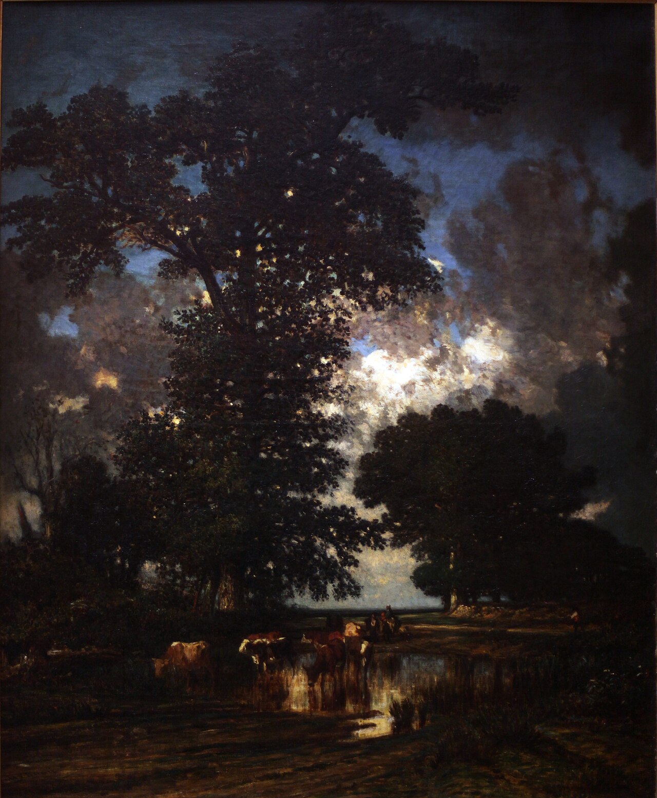 Oak pool by Jules Dupré