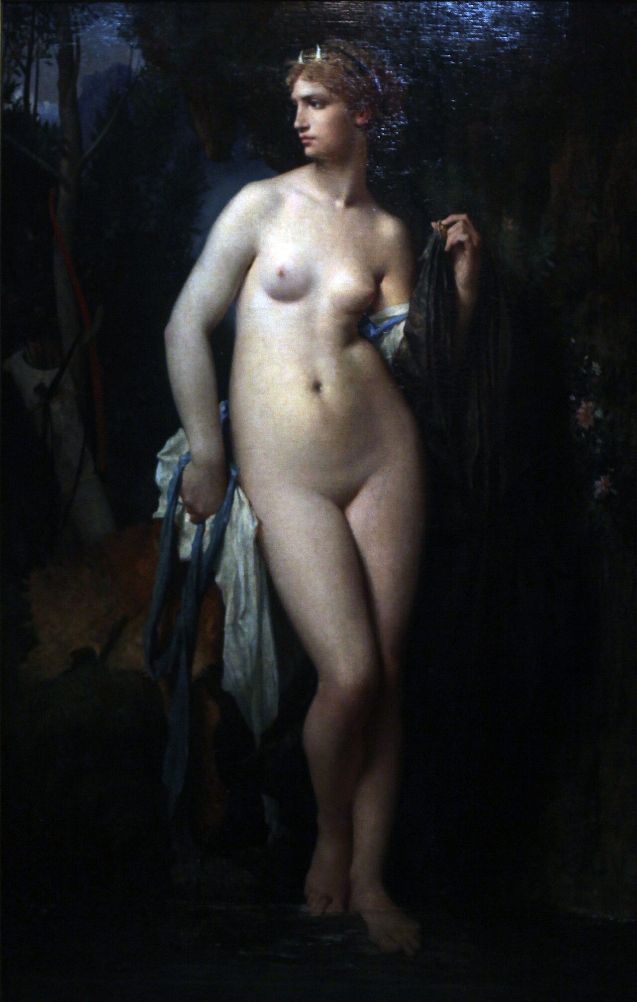 Diana by Jules-Élie Delaunay