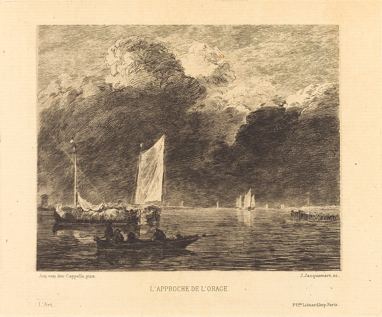 L'Approche de l'Orage (The Storm's Approach) by Jules Jacquemart