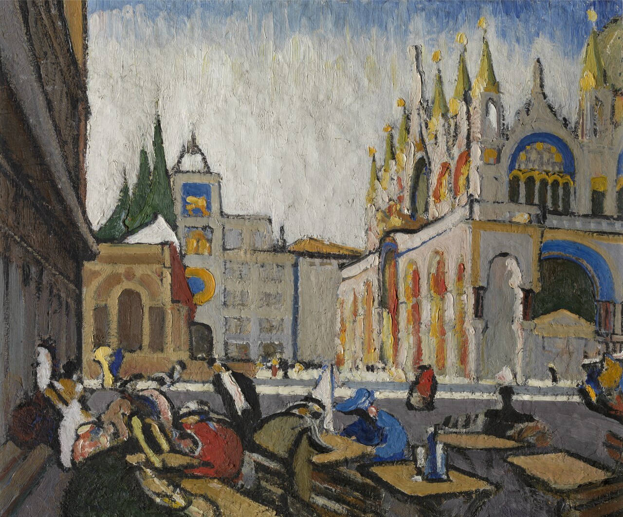 San Marco from the Piazetta by Jules Schmalzigaug