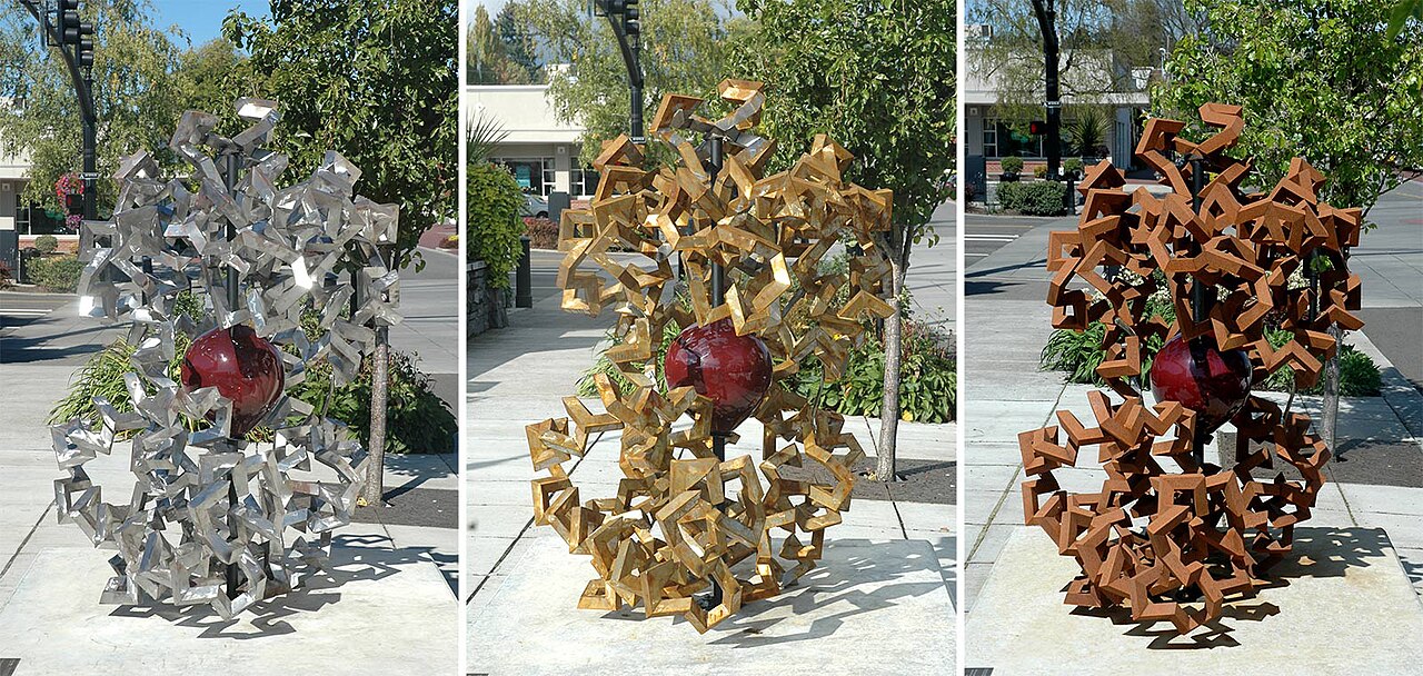 Heart of Steel (Hemoglobin) by Julian Voss-Andreae