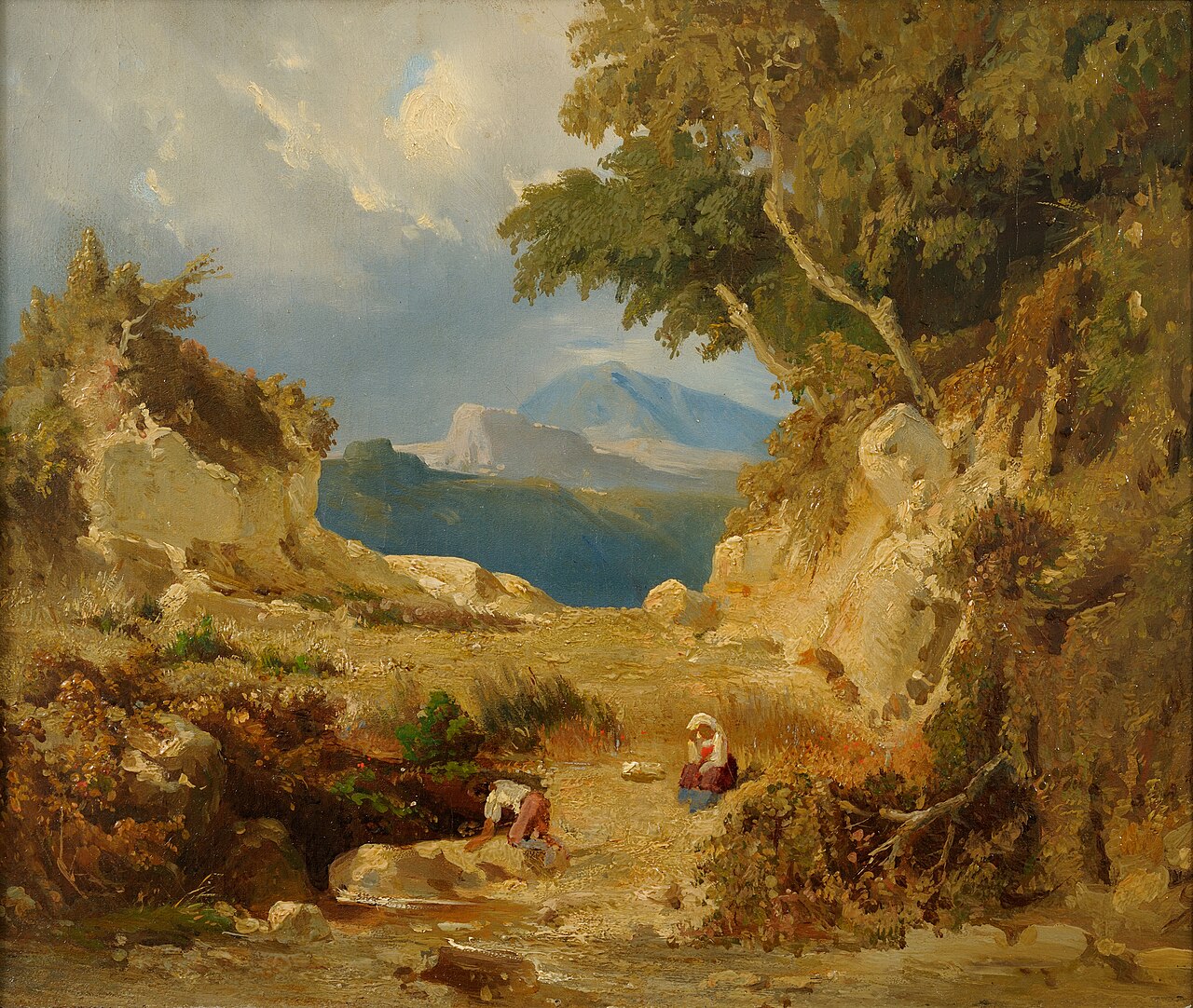 Italian Landscape by Julie Wilhelmine Hagen-Schwarz