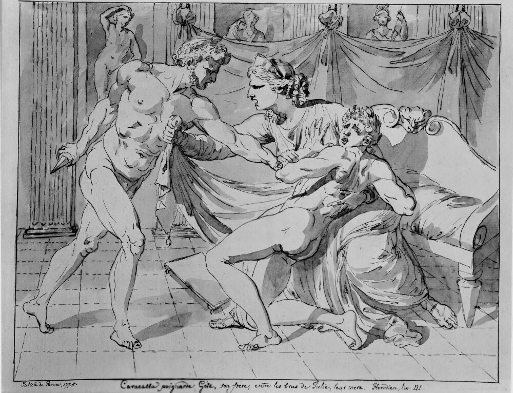 Caracalla Kills his Brother Geta by Julien de Parme