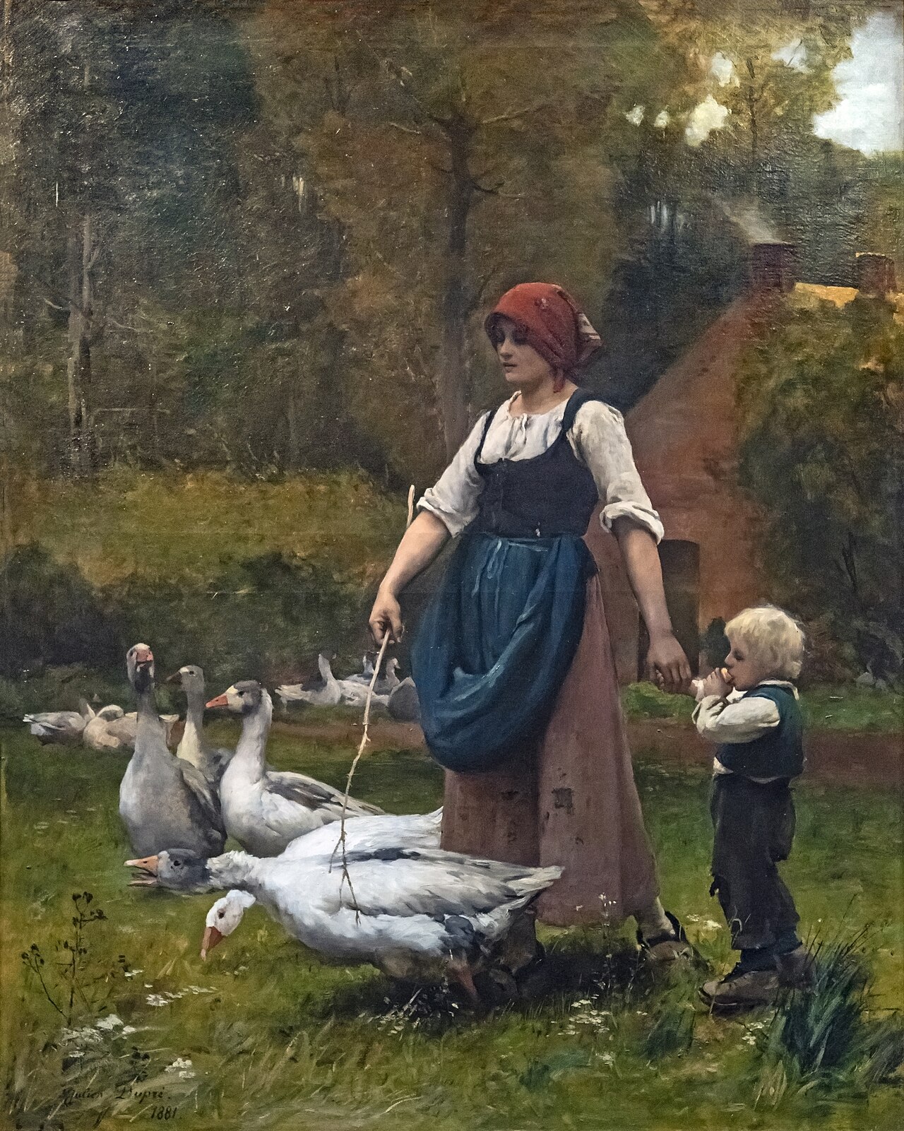 In the Meadow by Julien Dupré