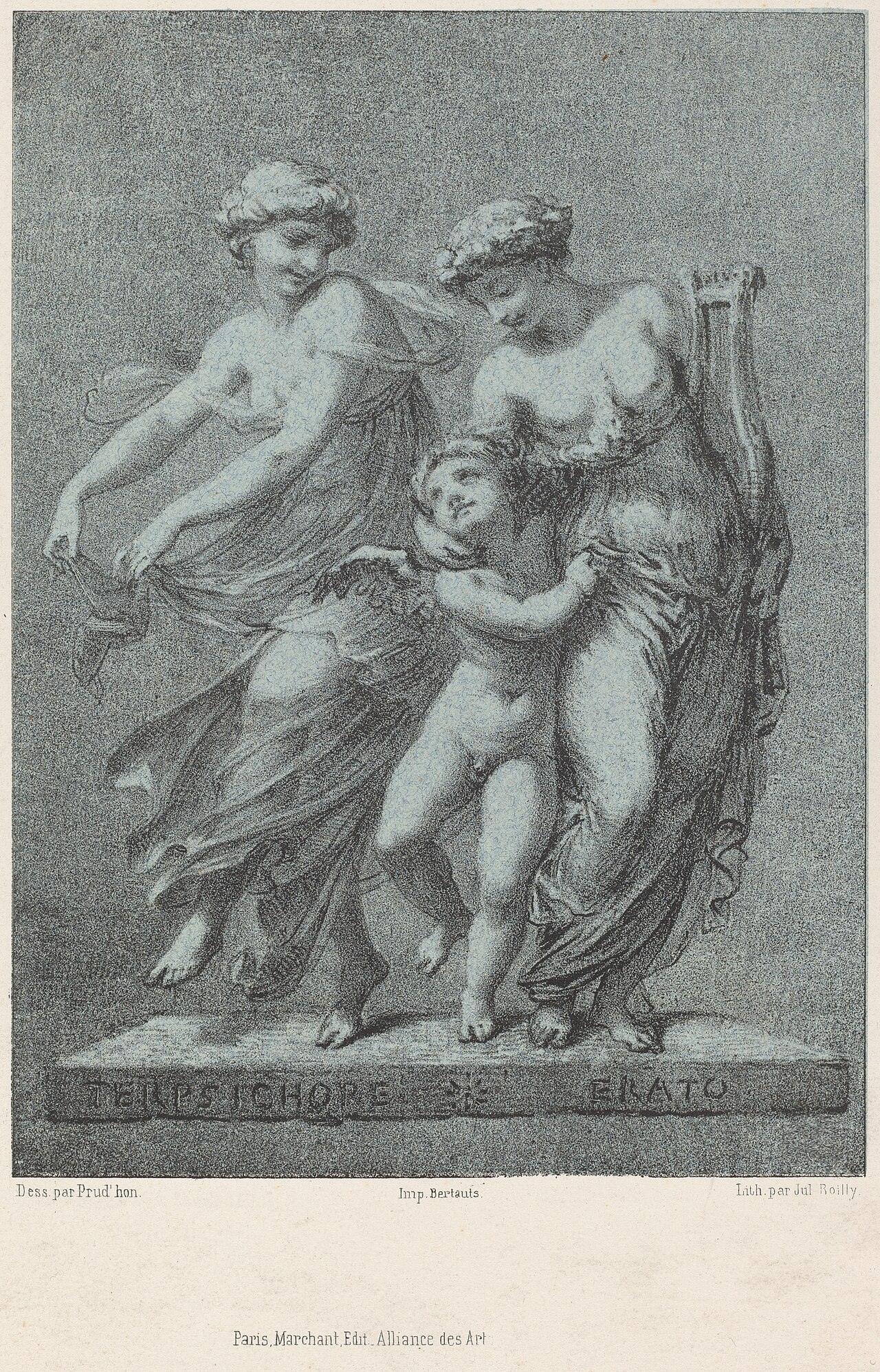 Apollo and the Muses by Julien-Léopold Boilly