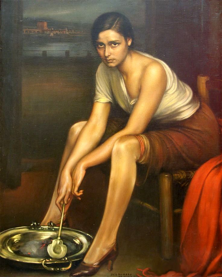 La chiquita piconera by Julio Romero de Torres