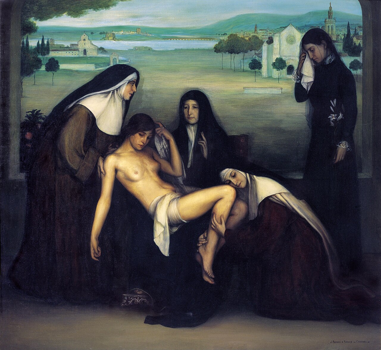 The grace by Julio Romero de Torres