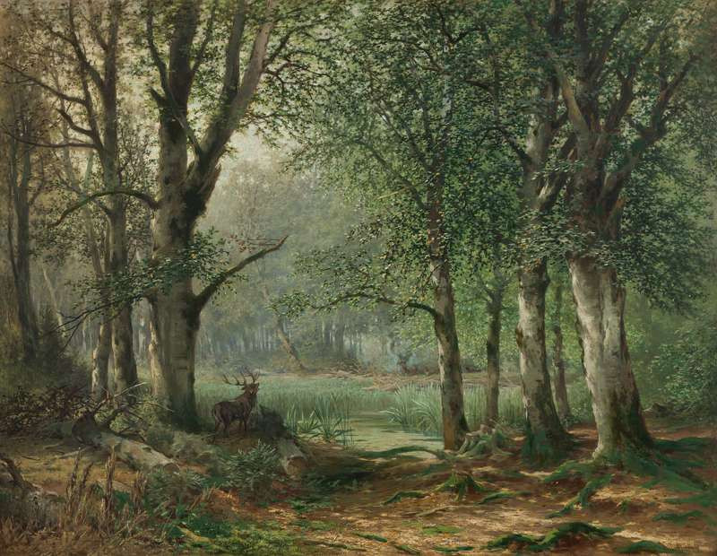 Beech Forest by Julius Mařák