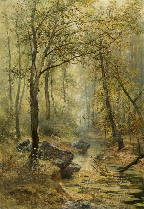 Early Morning Song by Julius Mařák