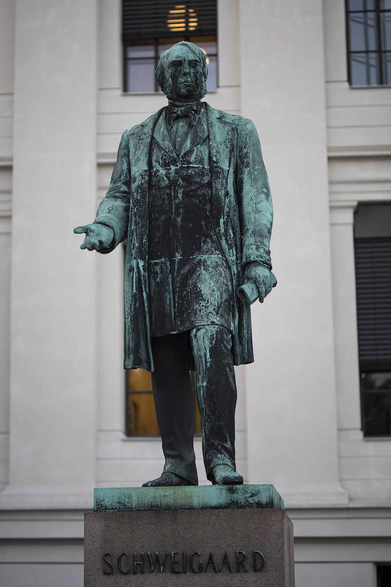 Anton Martin Schweigaard by Julius Middelthun