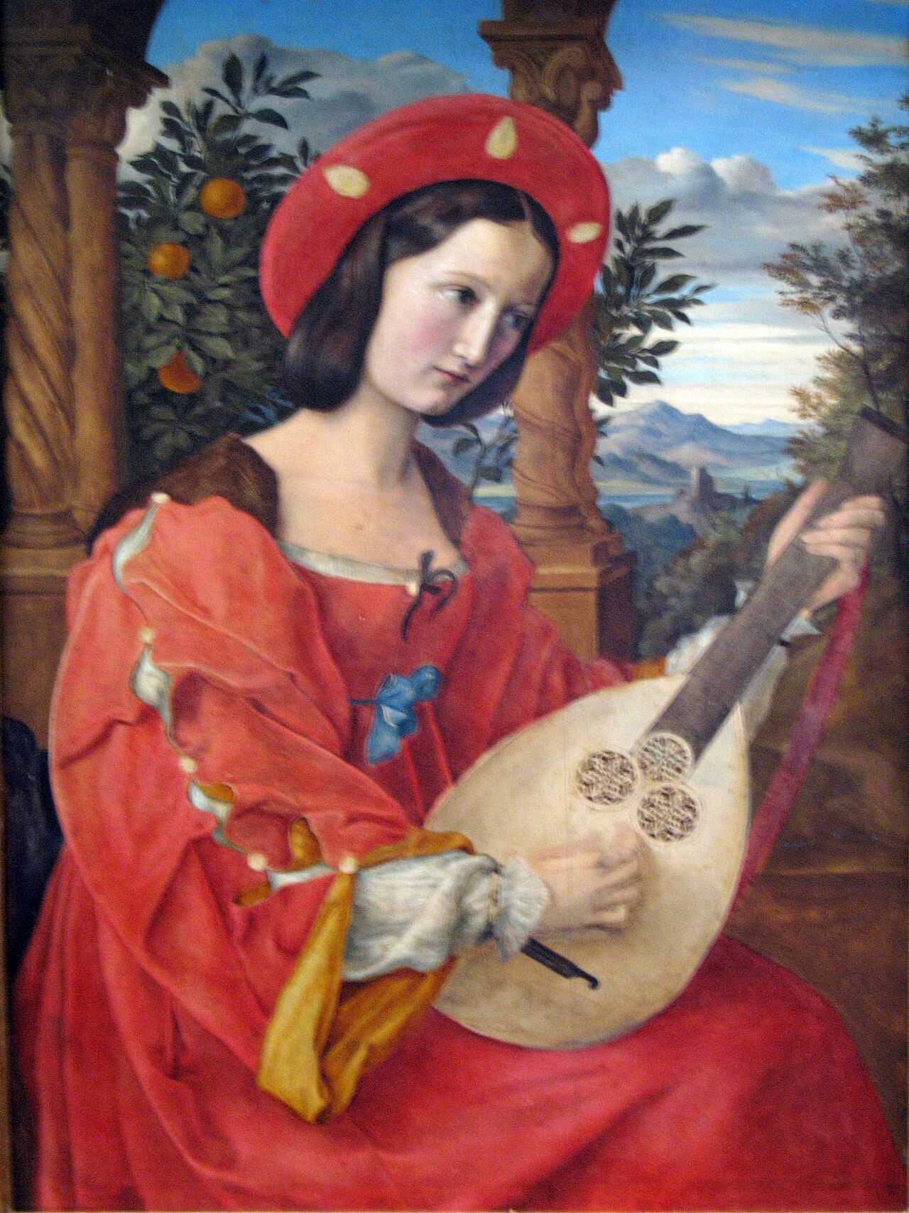 Clara Bianca of Quandt by Julius Schnorr von Carolsfeld