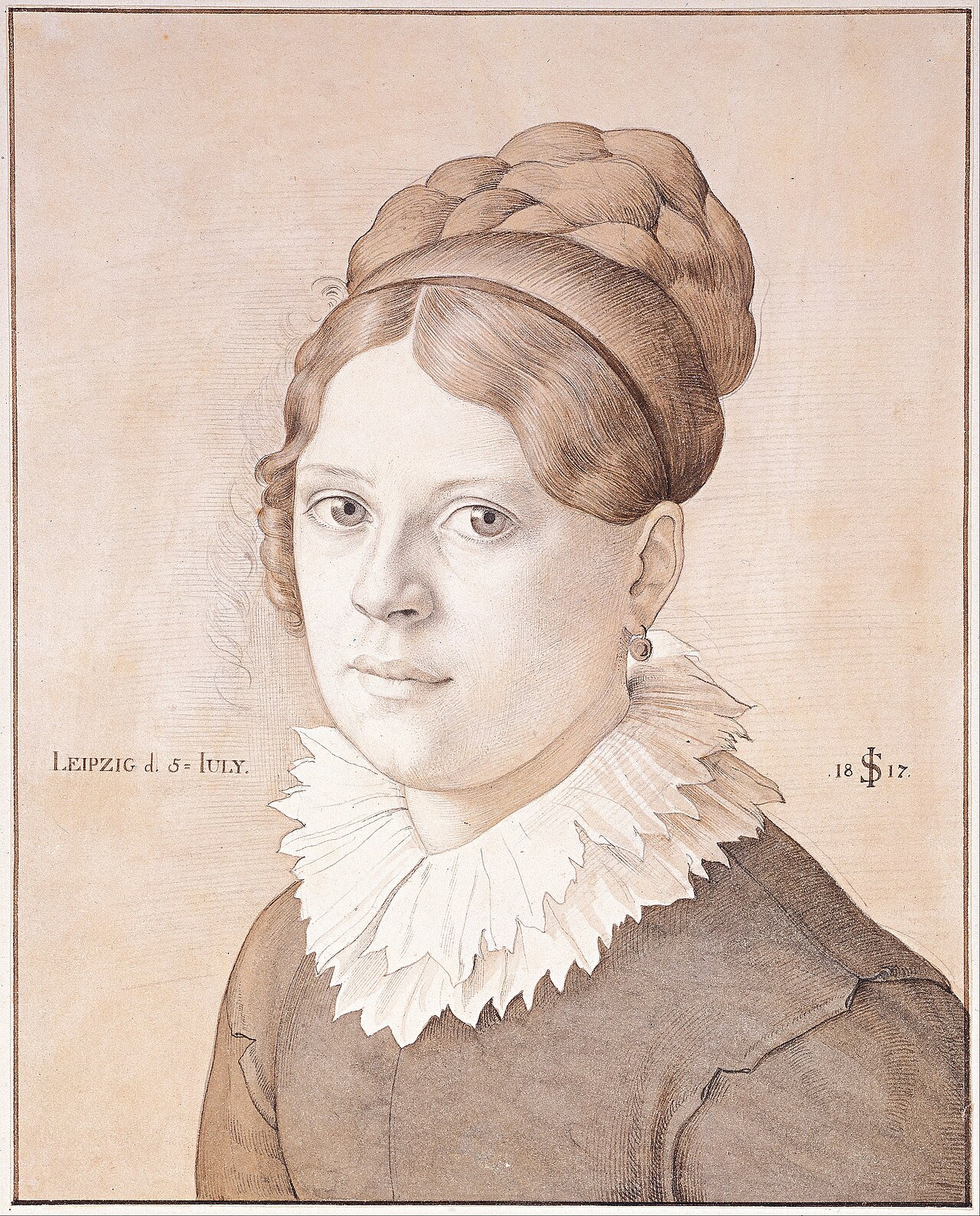 Henriette Schnorr von Carolsfeld by Julius Schnorr von Carolsfeld
