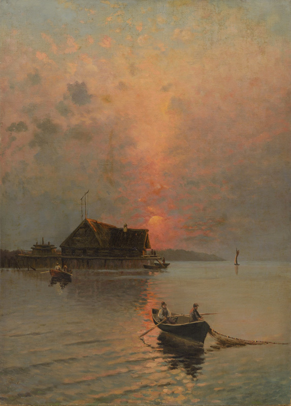 Fishing by Julius Sergius von Klever