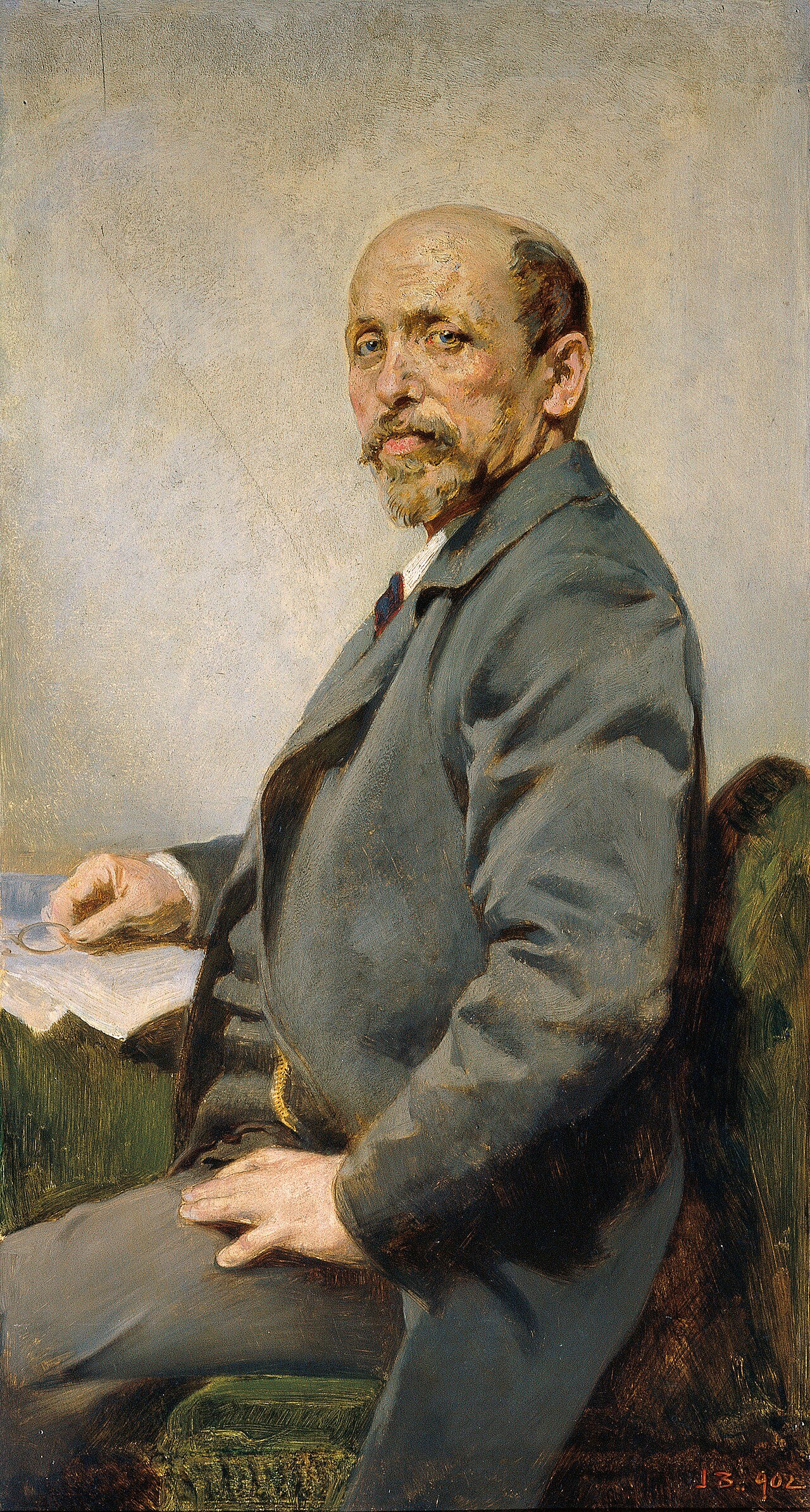The Court Photographer Josef Löwy by Julius Victor Berger
