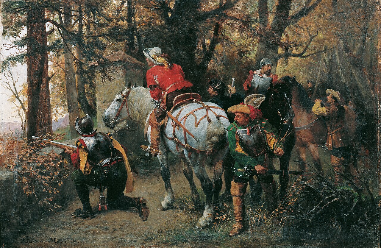 Scouting the Enemy by Julius von Blaas