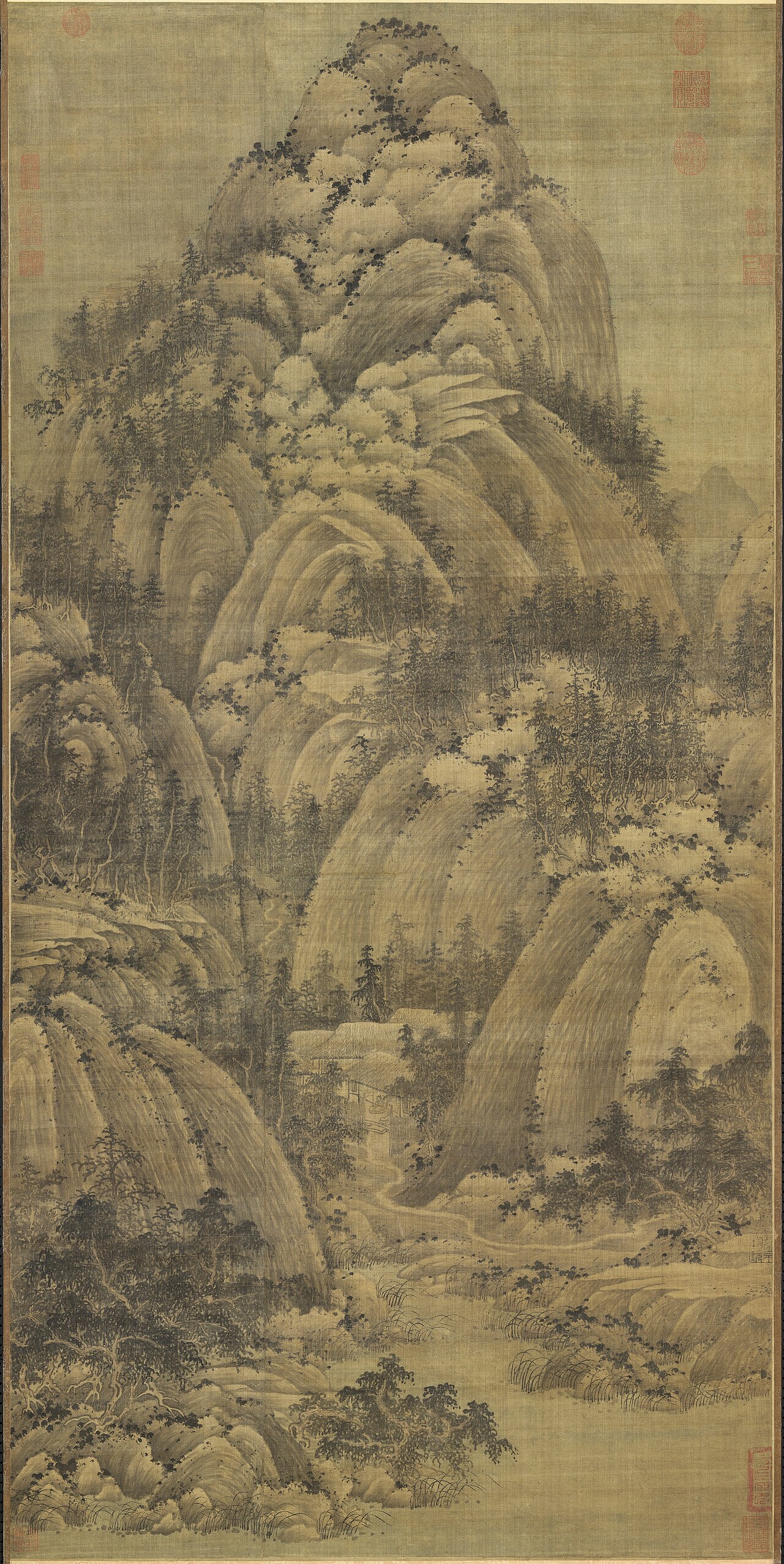 Seeking after the Tao in Autumn Mountains by Juran