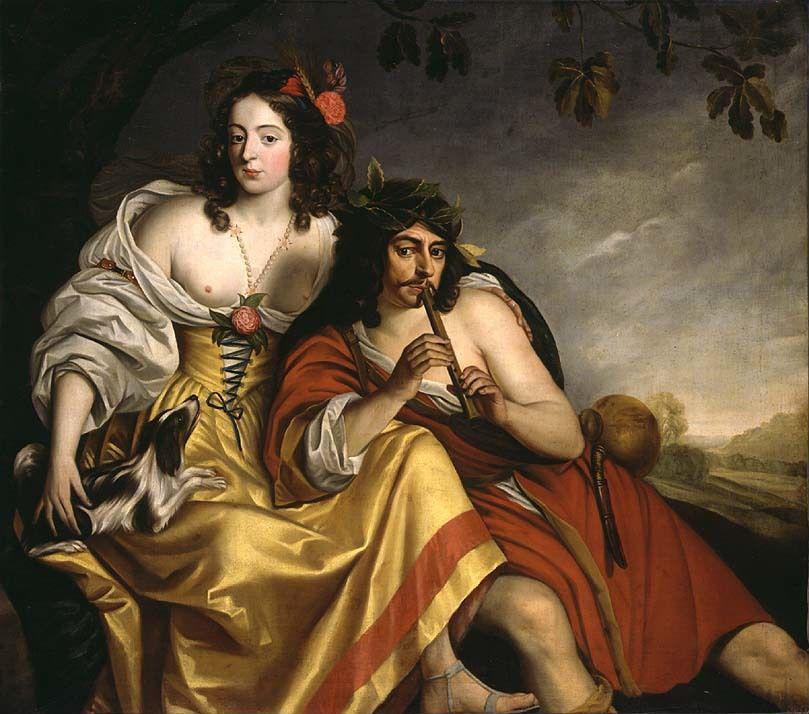 Duke Christian Albert of Holstein Gottorp and his wife Princess Frederica Amalia of Denmark and Norway by Jürgen Ovens