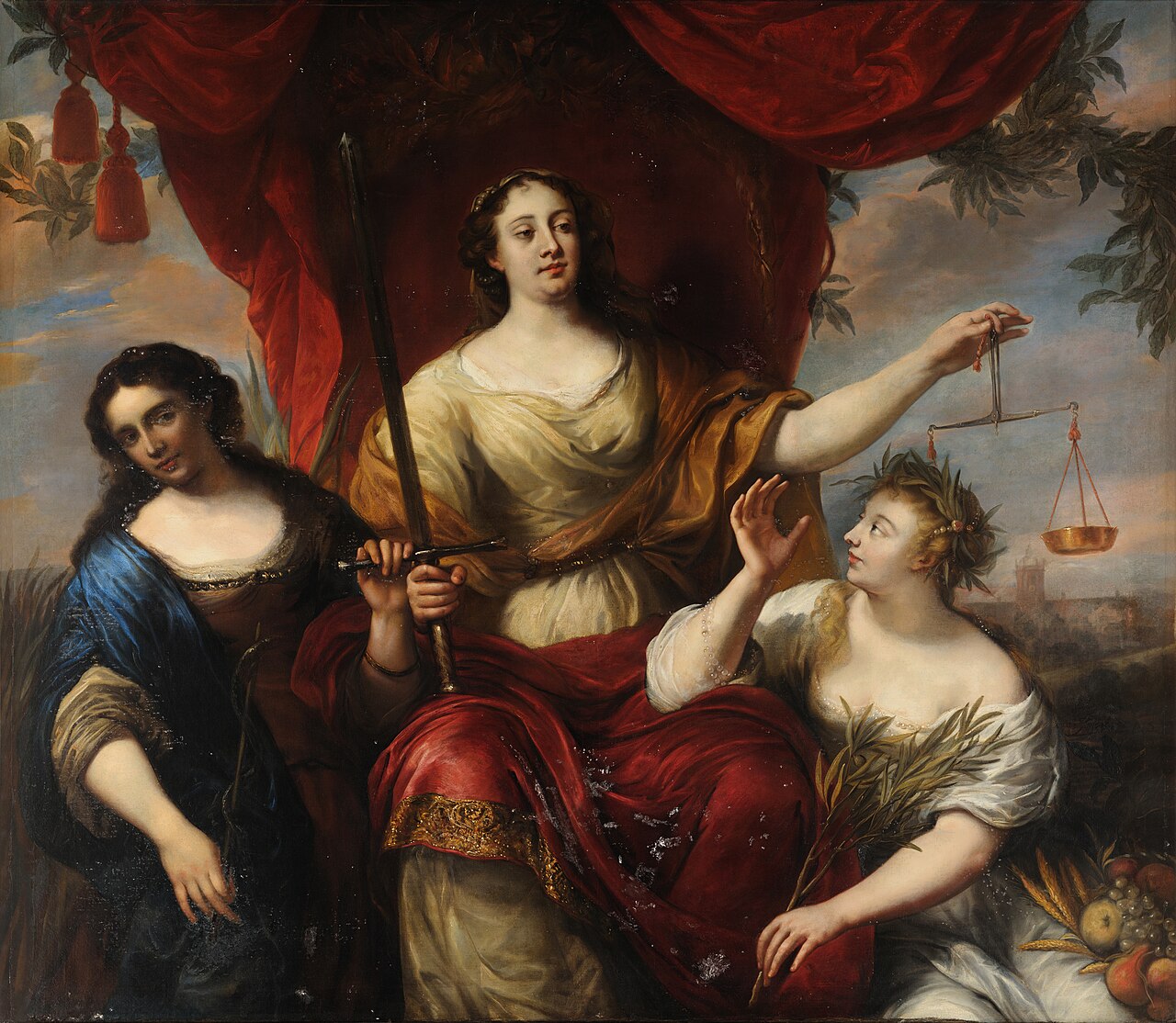 Prudence, Justice, and Peace by Jürgen Ovens