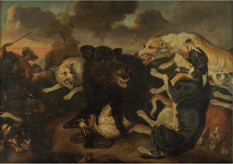 A Boar Hunt by Juriaen Jacobsze