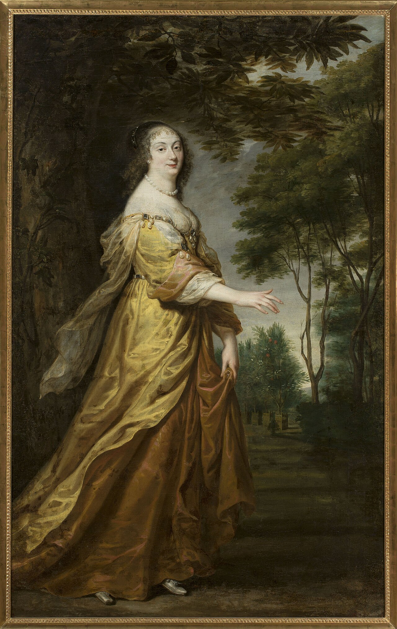 Portrait of Marie Louise Gonzaga de Nevers. by Justus van Egmont
