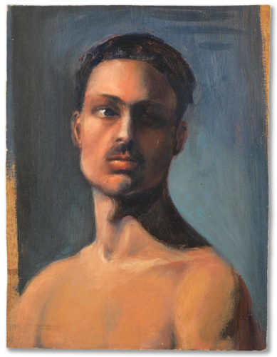Portrait of Rihani by Kahlil Gibran