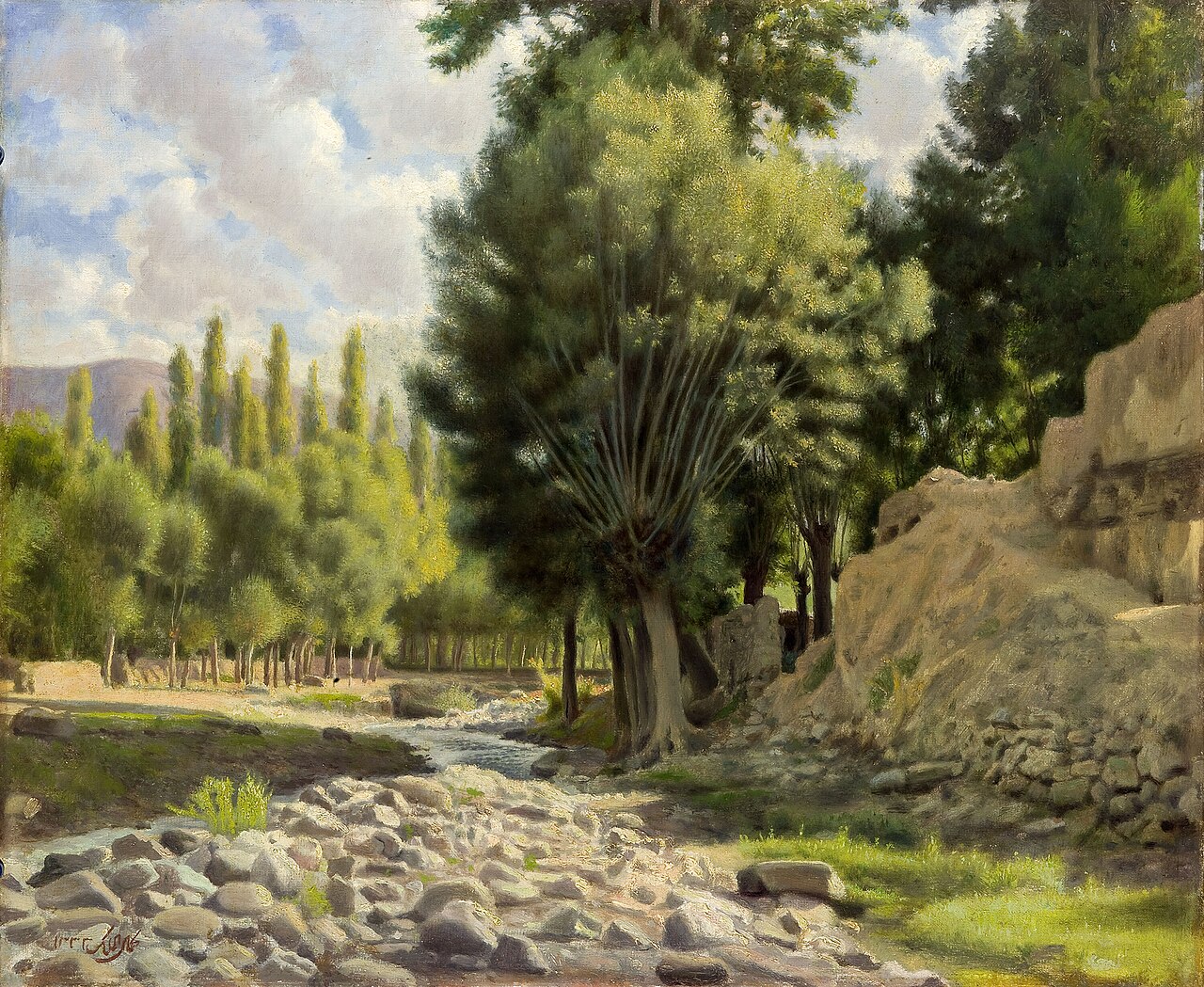 Damavand Village by Kamal-ol-molk