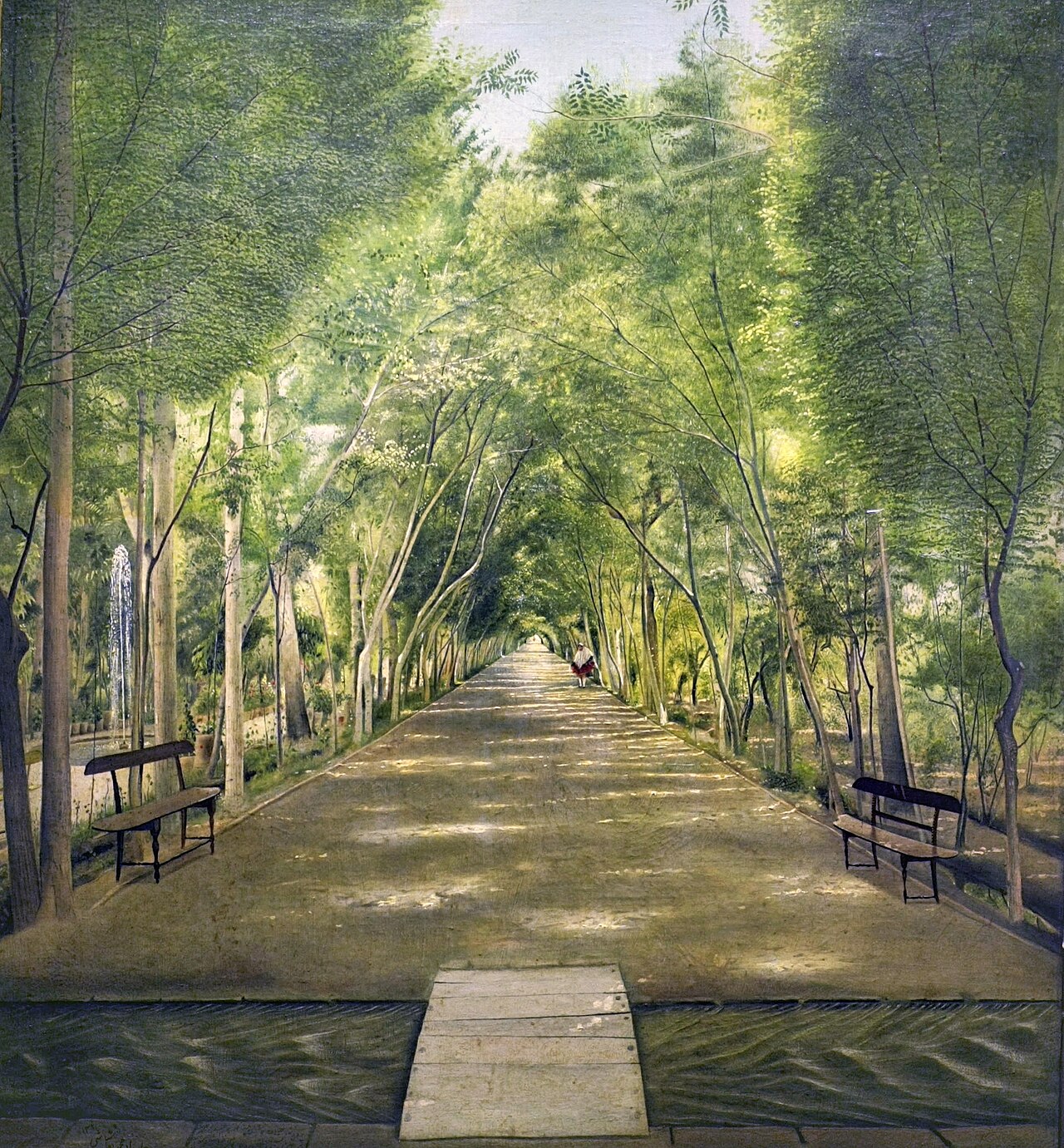 The Doshan Tappeh Street by Kamal-ol-molk