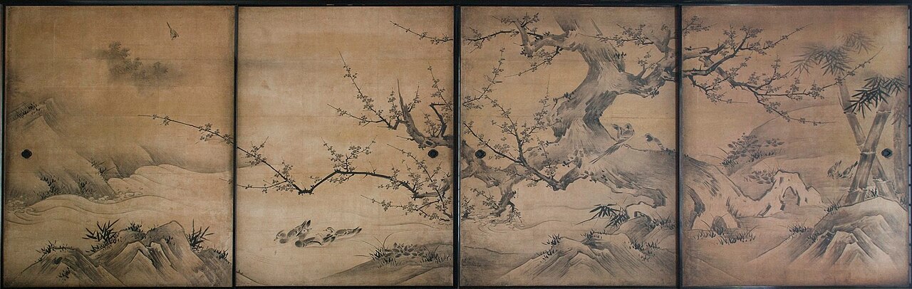 Jukō-in Main Hall Wall Panel Paintings by Kanō Eitoku