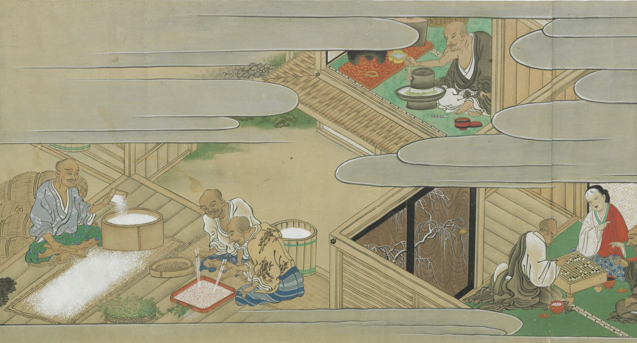 Shuhanron Emaki by Kanō Motonobu