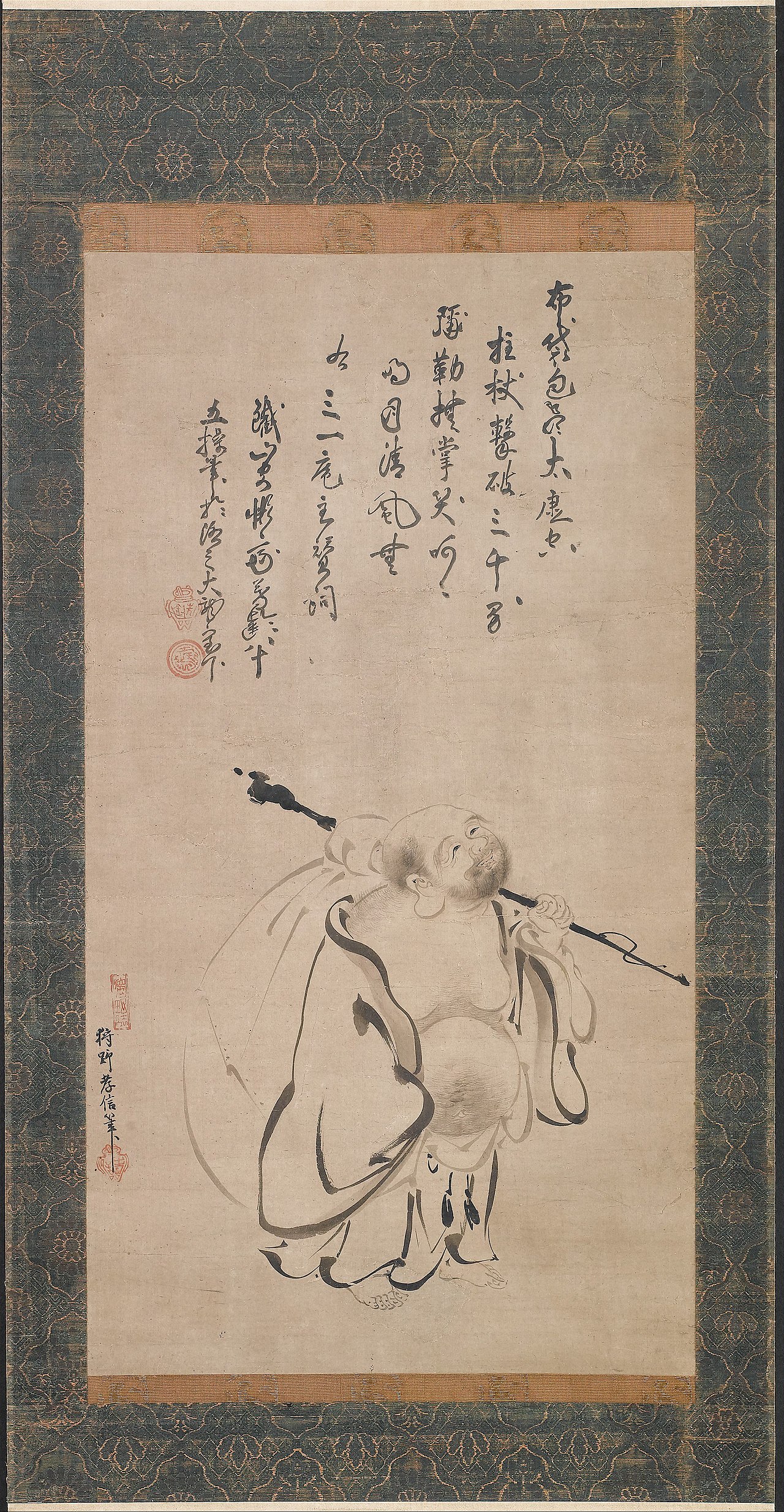 Hotei by Kanō Takanobu