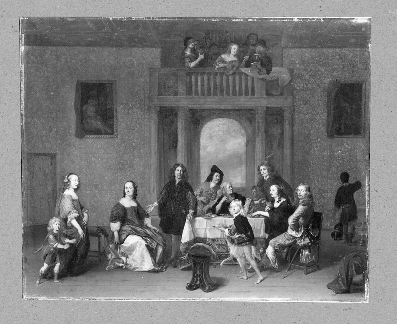 Family Portrait by Karel Emmanuel Biset